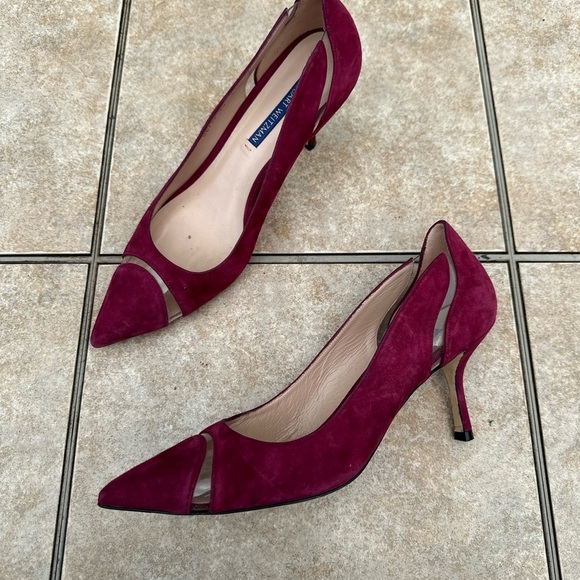 Stuart Weitzman suede heels shoes - Picture 3 of 13